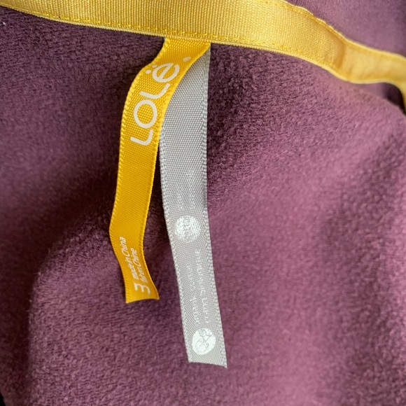 Lolë Organic Cotton Blend Full Zip Athletic Jacket Sz M - Picture 6 of 9